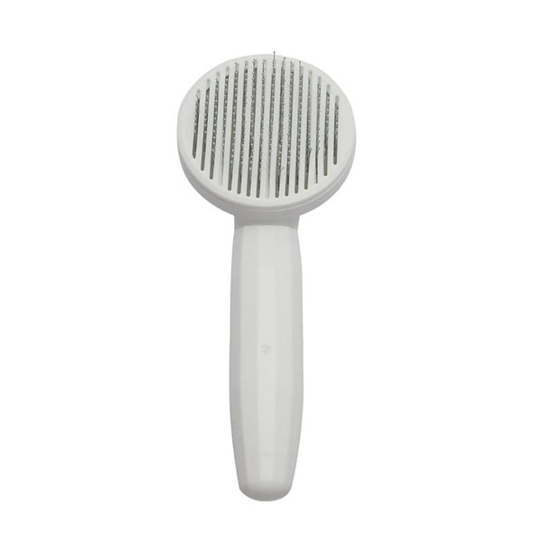 Cepillo para gatos, elimina el pelo enredado y suelto, cepillo para perros, herramienta para quitar el pelo de mascotas Blanco