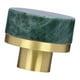 thumbnail image 5 of Tirador de cajón de mármol de latón elegante y de fácil instalación para muebles Verde, 5 of 9