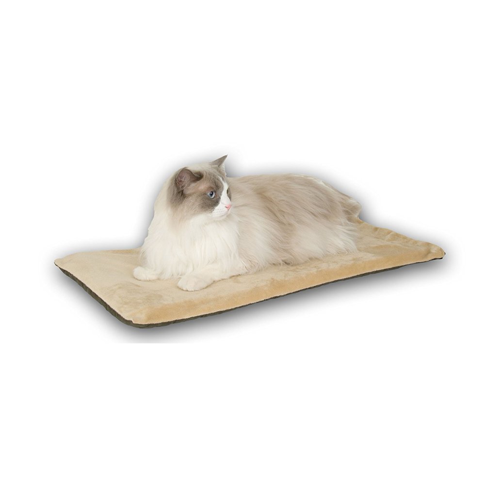 K&H Heated Pet Cat Bed, Beige