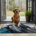 thumbnail image 3 of ONETECH Dolphins Water Wave Indoor/Outdoor/Front Door/Bathroom Mats Non-Slip Durable Entrance Mat for Home Entrance Outside Entry 19.68*39.37 in, 3 of 6