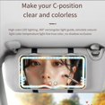 thumbnail image 5 of USB Rechargeable LED Makeup Mirror for Car Sun Visor with Adjustable Brightness, 5 of 6