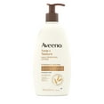 thumbnail image 4 of (3 pack) Aveeno Tone + Texture Renewing Hand and Body Lotion for Sensitive Skin, Fragrance Free, 18 oz, 4 of 15