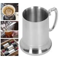 thumbnail image 3 of Taza De Acero Inoxidable Plateada Con Asa Para Bar Suministros De Hotel Copa De Cóctel Tazas Tazas Taza De Acero Inoxidable Tazas Con Asa Jarra De Cerveza Jarra De Cerveza De 450, 3 of 7