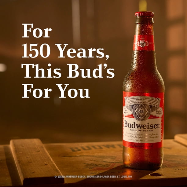 Budweiser Lager Beer 20 Pack for Breakroom - Walmart Business Supplies