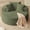 Green, variant on LUCKHAO 55" Oversized Corduroy Lounge Chair, Deep Seat Single Sofa with Pillow, Modern Upholstered Armchair, No Assembly Required, Black
