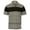 Gray - Style 9306, variant on Mens Multiple Stripe Polo Shirt With Pocket - Short Sleeve Yarn Dye