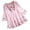 A-Pink796, variant on Womens Floral Embroidered Lace Trim Blouse Loose Fit Flare Sleeve Tie Neck Pullover Tunic Soft Romantic Date Tops