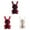A 1PCS & B 1PCS & C 1PCS, variant on 3/1PCS Easter Rabbit Honeycomb Table Decorations, 3D Foldable Paper Rabbit Table Centerpieces Decoration, Easter Spring Birthday Decor
