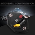 thumbnail image 2 of Circuit Breaker 30 Amp Manual Reset Circuit Breaker Switch Car Boat Fuse Holder Waterproof, 2 of 8