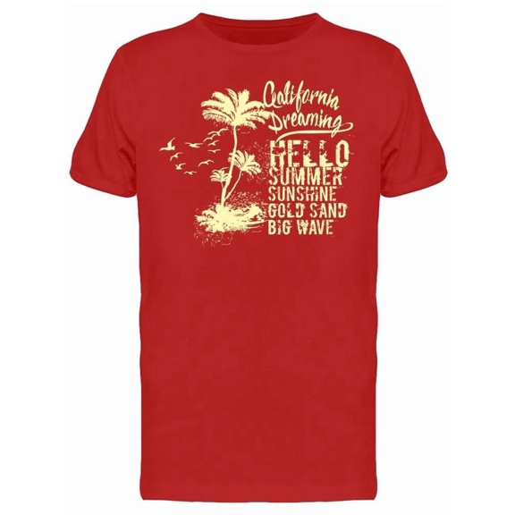 Cali Summer Palm Island Tee Men's -Image by Shutterstock