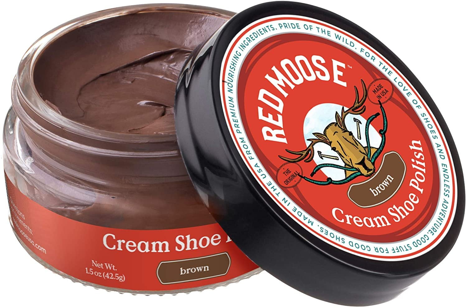 red moose shoe polish