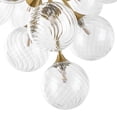 thumbnail image 5 of 10-Light Ceiling Light with Glass Shade, 20.47 inch Modern Adjustable Pendant Light Fixtures for Dining Room, Living Room. Restaurant, 5 of 8
