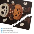 thumbnail image 3 of 1000 pcs Trick or Treat Slogan Pumpkin Muppet jigsaw puzzles 1000 pieces,Enchanting Holiday Gifts,Classic Slogan & Pumpkin Muppet Wooden Puzzle,Great for Relaxation and Display for Puzzle Enthusiast, 3 of 6