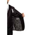 thumbnail image 2 of Mens Suit Two Piece Solid Notch Lapel Set With Free Matching Vest, 2 of 5