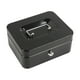 thumbnail image 1 of Hucha metálica con forma de cerdito, caja de almacenamiento de tesoros, contenedor decorativo para dinero en efectivo con acabado liso Negro, 1 of 9