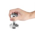 thumbnail image 4 of 57.5mm/49mm Flat Base Coffee Tamper, Silver Espresso Coffee Tamper, Stainless Steel For Office For Home, 4 of 8