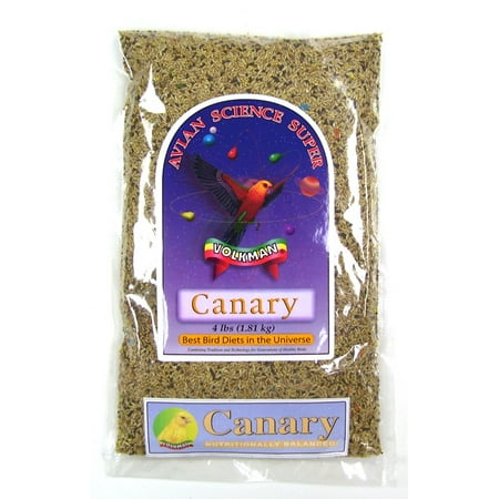 - Volkman Seed Avian Science Super Canary Seed Nutritionally Balanced Food 4lbs