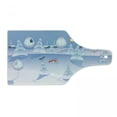 thumbnail image 1 of Cartoon Cutting Board, Nursery Winter Scene at Woodland with Wild Animals Owl Fox and Bunnies, Decorative Tempered Glass Cutting and Serving Board, in 3 Sizes, by Ambesonne, 1 of 2