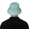 thumbnail image 5 of Xecao Blue Print Print Men and Women Night Reflective Hat Runner Cap Visor Bucket Hat Boonie Cap, 5 of 6