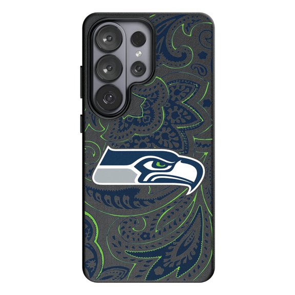 Keyscaper Seattle Seahawks Paisley Galaxy Magnetic Bump Case