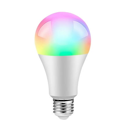 

Smart Bulb WiFi Light Bulbs Color Changing Light Bulb Smart Light Bulbs That Work With Alexa & Google Assistant A19 RGB Alexa Light Bulb No Hub Required 60W Equivalent 800LM CRI>90.