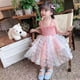 thumbnail image 3 of Falda de princesa para niñas, falda de verano con lazo de colores a juego con arcoíris, vestido para niñas, 3 of 4