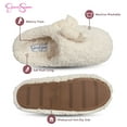 thumbnail image 3 of Jessica Simpson Womens Plush Marshmallow Slide On House Slipper Clog with Memory Foam, 3 of 9