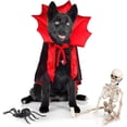 thumbnail image 4 of 1 pieza de capa de Halloween, sombrero, conjunto de vacaciones, disfraz de transformador para perro, ropa de Navidad para mascotas, 4 of 6