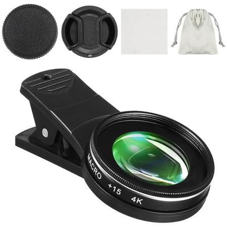 Image of Gongxipen Professional Mobile Phone Macro Lens with Clip Single Macro Lens Filters Lens for Smartphones (37mm)