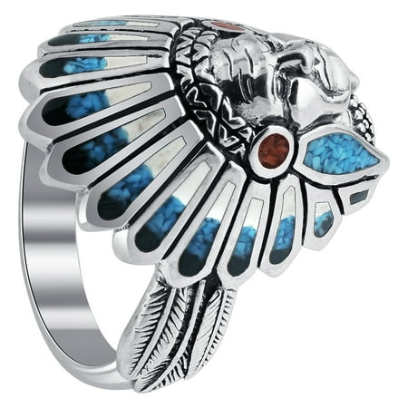 Gem Avenue Gem Avenue Men S 925 Sterling Silver Native American