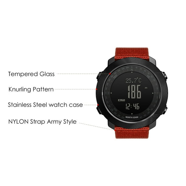 Watch with barometer compass thermometer new arrivals