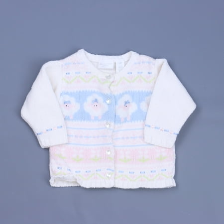 

Pre-owned First Moments Girls White Cardigan size: 6-9 Months