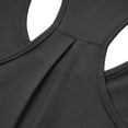 thumbnail image 5 of OIUUAK Women's Racerback Tank Tops, Loose Fit Athletic Workout Shirts Lightweight Breathable Summer Running Yoga Tops for Women Sleeveless, Black, 5 of 7
