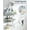 White, variant on Shower Caddy - Never Rust Aluminum Organizer - Over Shower Head with 10 Hooks & Soap Basket - White