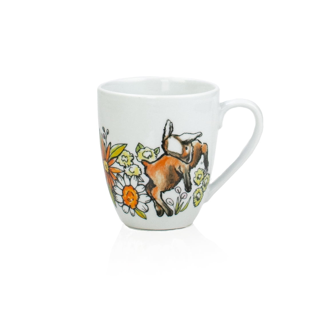 Everything Kitchens 12oz Mugs (Set of 4) | Barnyard Baby Animals