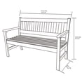 thumbnail image 2 of hometrends Adirondack Bench, 2 of 5