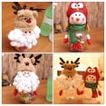 thumbnail image 2 of Botella de caramelo de muñeco de nieve de Navidad, contenedor de dulces, tarro de galletas, Papá Noel, 2 uds., 2 of 8