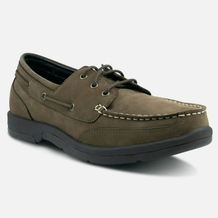 

APEX LT810M ORTHOPEDIC BOAT MEN S SHOE IN DARK BROWN