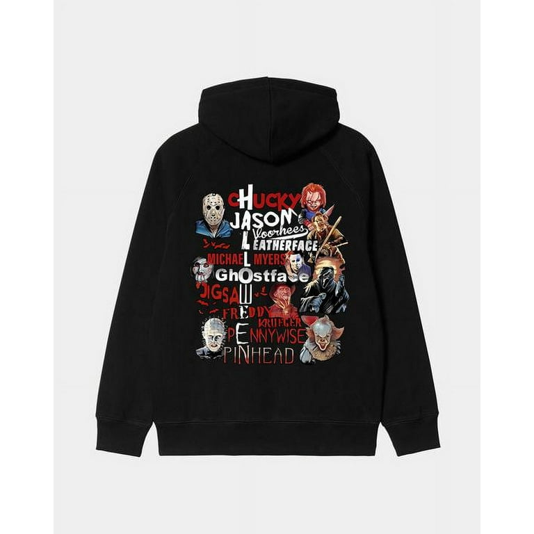 Unisex Hoodie Horror Movie Icons Halloween Shirt Horror Movie Killers Hoodie for Men and Women Walmart