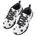 thumbnail image 3 of Chririnla Black Golf Ball Shoes Big Kid Mesh Sneaker Adjustable Strap Slip on Athletic Running Walking Shoe Boys Girls Lightweight Slip on Trainer 1, 3 of 7