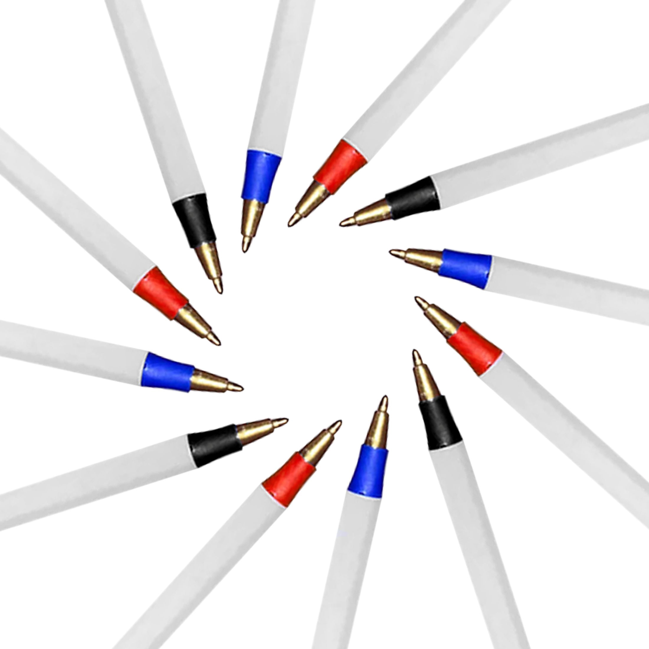 Trailmaker Ballpoint Pens - Black Ink - 100 Pack Value Pack