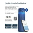 thumbnail image 2 of WaterH Boost 24 oz Magnetite Blue Stainless Steel Smart Water Bottle, 2 of 3