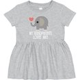 thumbnail image 3 of Inktastic My Grandparents Love Me Baby Clothes Girls Baby Dress, 3 of 5