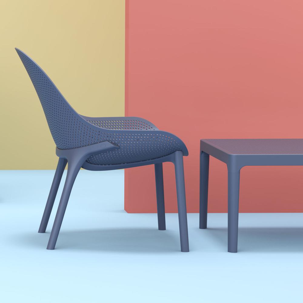 Belen Kox Lounge Chair Dark Gray - Set Of 2 - image 2 of 10