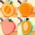 thumbnail image 5 of Ludlz 4PCS Kitchen Tool Lovely Fruit Dish Washing Cleaning Cloth Gadget Sponge Scouring, 5 of 8