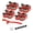 5pcs black red, variant on Furniture Mover Set Portable Furniture Mover Tool Labor Saving Transport Lifter Heavy Stuff Moving Wheel Roller