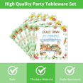 thumbnail image 3 of Princess Birthday Party Decorations, 96 Pcs Four Ever a Princess Plates and Napkins Forks Tableware Set, Girls 4th Birthday Party Supplies Disposable Plates Set for 24, 3 of 7