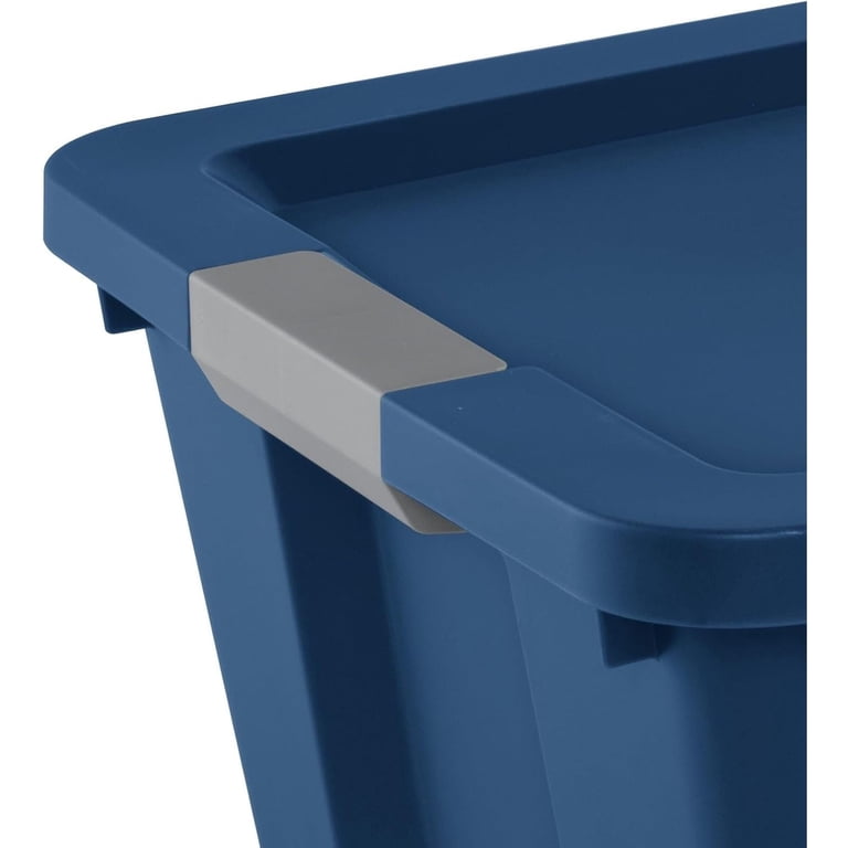 34 Gallon Extra Large Storage Bin, 2 Pack Plastic Storage Container ...