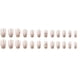 thumbnail image 4 of 24 Pcs Medium Ballerinas False Nail Elegant Press On Nail Glittering Artificial Nail Rhinestones Stick on Nail for Party, 4 of 4
