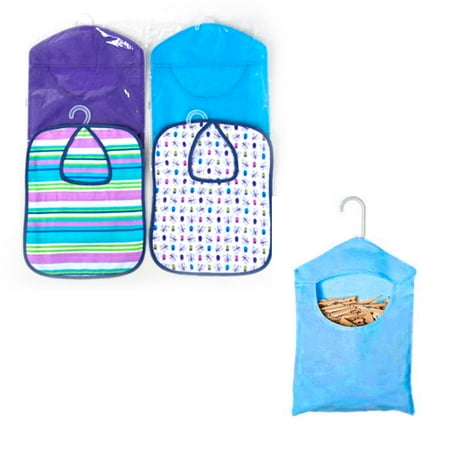 Pig Holder AllTopBargains 1 Clothespins Peg Bag Holder Storage Clothes Pin Household Laundry 11